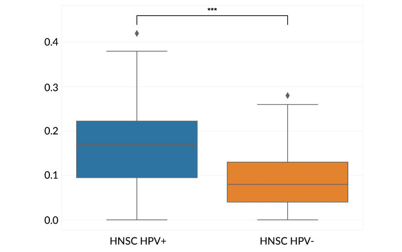 T cell States HNSC HPV Status